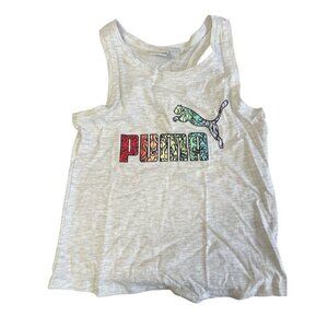 Puma Girls Logo Tank Top & Shorts Set - Small